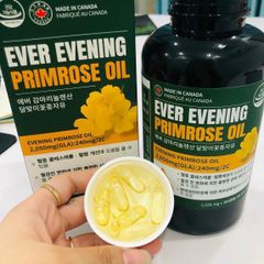 Viên uống tinh dầu hoa anh thảo Hàn Quốc Ever Evening Primrose Oil 365 viên - Hỗ trợ cân bằng nội tiết, làm đẹp da, sức khỏe nữ giới