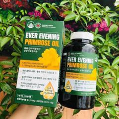 Viên uống tinh dầu hoa anh thảo Hàn Quốc Ever Evening Primrose Oil 365 viên - Hỗ trợ cân bằng nội tiết, làm đẹp da, sức khỏe nữ giới