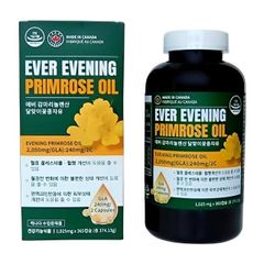 Viên uống tinh dầu hoa anh thảo Hàn Quốc Ever Evening Primrose Oil 365 viên - Hỗ trợ cân bằng nội tiết, làm đẹp da, sức khỏe nữ giới