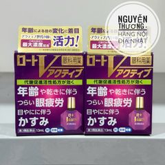 Nước Nhỏ Mắt V Rohto Premium Nhật Bản - Giúp Làm Dịu Mắt, Cung Cấp Độ Ẩm, Kháng Ô Nhiễm, Giải Quyết Tình Trạng Khô Mắt