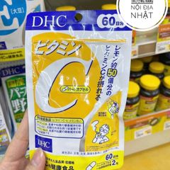 Viên uống DHC Vitamin C 1000mg 60 ngày - Bổ sung Vitamin C tăng cường sức đề kháng, cải thiện làn da khỏe mạnh và tươi sáng.
