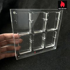 Khay Mica 6 Ô Trưng Bày và Bảo Quản Zippo - Bảo Quản Bật Lửa Sang Trọng, Thiết Kế Hiện Đại, Chất Liệu Cao Cấp, Quà Tặng Tinh Tế