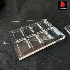 Khay Mica 12 Ô Bảo Quản và Trưng Bày Zippo - Dụng Cụ Sưu Tầm Cao Cấp, Thiết Kế Sang Trọng, Hút Nam Châm, Chất Liệu Nhập Khẩu