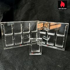 Khay Mica 12 Ô Bảo Quản và Trưng Bày Zippo - Dụng Cụ Sưu Tầm Cao Cấp, Thiết Kế Sang Trọng, Hút Nam Châm, Chất Liệu Nhập Khẩu