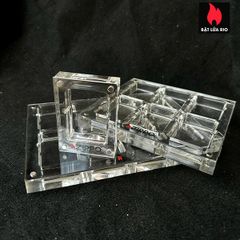 Khay Mica 12 Ô Bảo Quản và Trưng Bày Zippo - Dụng Cụ Sưu Tầm Cao Cấp, Thiết Kế Sang Trọng, Hút Nam Châm, Chất Liệu Nhập Khẩu
