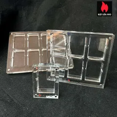 Khay Mica 3 Ô Trưng Bày và Bảo Quản Zippo - Thiết Kế Hiện Đại Dùng Cho Bật Lửa Sưu Tầm, Chất Liệu Cao Cấp, Sang Trọng