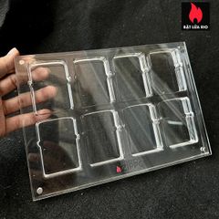 Khay Mica 10 Ô Trưng Bày Bật Lửa Zippo - Thiết Kế Sang Trọng, Chất Liệu Cao Cấp, Lý Tưởng Cho Người Sưu Tầm