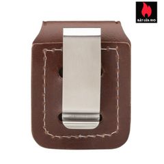 Bao Da Zippo Chuyên Dụng Màu Nâu Da Bò - Chính Hãng Mỹ, Bảo Vệ Và Gia Tăng Độ Bền, Phù Hợp Đeo Thắt Lưng