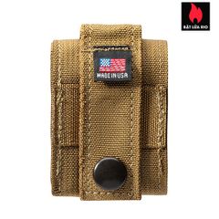 Túi Chiến Thuật Zippo Coyote 48401 - Túi Đựng Bật Lửa Chống Gió Hai Mặt, Chất Liệu Nylon Bền, Sản Xuất Tại Mỹ
