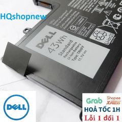 Pin Laptop Dell Inspiron 5457 Zin Đen - Pin Chính Hãng 43W Cho Model 14-5457, P49G003, 5458, 5545, N5547, N5447, R0JM6, 7P3X9, 0PD19, DFVYN