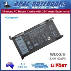 Pin Laptop Dell WDX0R FC92N 2JX4 3CRH3 42Wh Chính Hãng - Phụ Kiện Laptop Đen, Pin Zin, Bảo Hành Nhanh, Chất Lượng Cao