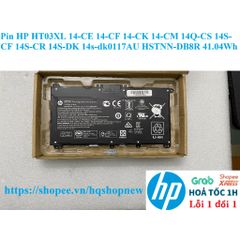 Pin Laptop HP HT03XL 14-CE 14-CF 14-CK 14-CM 14Q-CS 14S-CF 14S-CR 14S-DK 14s-dk0117AU HSTNN-DB8R 41.04Wh Chính Hãng, Bảo Hành 100%