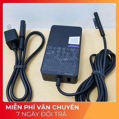 Sạc Microsoft Surface 24W/36W/44W/65W/102W/127W cho Pro 3/4/5/6/7/8/9, Laptop, Book, Go - Phụ kiện chính hãng, mới 100%