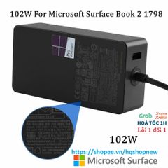Sạc Microsoft Surface 24W/36W/44W/65W/102W/127W cho Pro 3/4/5/6/7/8/9, Laptop, Book, Go - Phụ kiện chính hãng, mới 100%