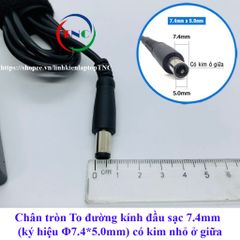 [Chân To] Sạc Laptop Dell 19.5V 4.62A (90w) Chân Kim To E6420 E6520 3442 3443 3543 (Adapter Dell 19.5V - 4.62A 90w)