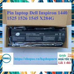 Pin Laptop Dell Inspiron 1440 1525 1526 1545 X284G - Pin 6 Cell Chất Lượng Cao, Phụ Kiện Hàng Chính Hãng 100%