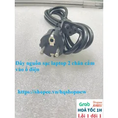 [Dây Xịn] Dây nguồn sạc laptop 2 chân cắm vào ổ điện PHỤ KIỆN LAPTOP