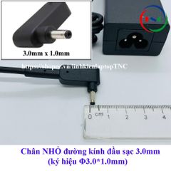 Sạc Laptop Acer Chân Nhỏ 19V 2.37A Hàng Chính Hãng Phù Hợp Với V3-331, V3-371, V3-372 - Phụ Kiện Laptop Đen 45W