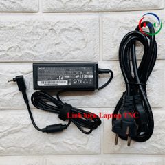 Sạc Laptop Acer Chân Nhỏ 19V 2.37A Hàng Chính Hãng Phù Hợp Với V3-331, V3-371, V3-372 - Phụ Kiện Laptop Đen 45W