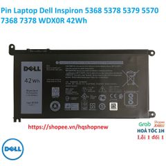 Pin Laptop Dell Inspiron 5368 5378 5379 5570 7368 7378 WDX0R 42Wh - Thay Thế Pin Chính Hãng, Chất Lượng Cao, Bảo Hành 6 Tháng