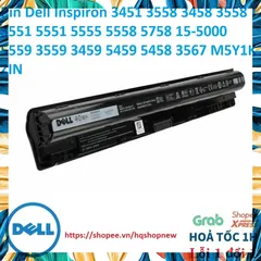 Pin Dell Inspiron 3451 3558 3458 3558 3551 5551 5555 5558 5758 15-5000 5559 3559 3459 5459 5458 3567 M5Y1K ZIN PHỤ KIỆN