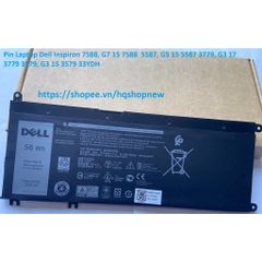 Pin Laptop Dell Inspiron 7588, G7 15 7588, G5 15 5587, G3 15 3579, 33YDH - Pin Chính Hãng, Thời Gian Sử Dụng Lâu, Phụ Kiện Laptop UY TÍN
