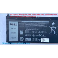 Pin Laptop Dell Inspiron 7588, G7 15 7588, G5 15 5587, G3 15 3579, 33YDH - Pin Chính Hãng, Thời Gian Sử Dụng Lâu, Phụ Kiện Laptop UY TÍN