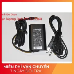 [Sạc zin]Sạc laptop Dell XPS 13 9360 P54G P54G001 P54G002 19.5V - 2.31A - 3.34A - 45W - 65W Chân kim nhỏ 4.5 x 3.0 mm PH