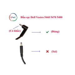 Sạc Laptop Dell Vostro 5460 5470 5480 5560 Chân Nhỏ 19.5V 4.62A - Hàng Chính Hãng, Bảo Hành 12 Tháng