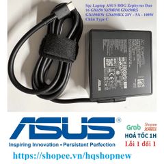 Sạc Laptop ASUS ROG Zephyrus Duo 16 GX650 100W Type C - Phụ Kiện Chính Hãng An Toàn, Hiệu Suất Cao, Dành Cho Game Thủ