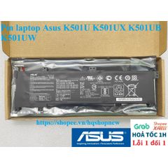 Pin Laptop Asus K501U K501UX K501UB K501UW - Pin Chính Hãng Đen 48w, Bảo Hành 100% - Phụ Kiện Thiết Bị Số Chính Hãng