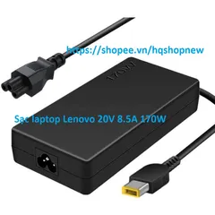 [Sạc zin] Sạc laptop Lenovo 20V 8.5A 170W Y530 - 15ICH P71 W540 W541 Y540 - 15IRH chân vuông slim PHỤ KIỆN LAPTOP