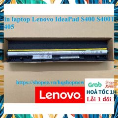 Pin Laptop Lenovo IdeaPad S400 S400T S405 - 4 Cell Đen, Hàng Mới 100%, Bảo Hành Nhanh Chóng
