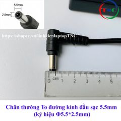Sạc Laptop Asus Chân To 65W 19V 3.42A - Adapter Chính Hãng, Phụ Kiện Laptop Đen Bảo Hành 12 Tháng