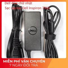 [Sạc zin] Sạc laptop Dell Inspiron 7560 P61F P61F001 19.5V - 2.31A - 3.34A - 45W - 65W Chân kim nhỏ 4.5 x 3.0 mm PHỤ KIỆ