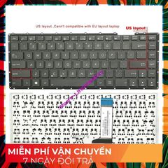 Bàn phím Laptop Asus X455L Series - Phụ kiện chất lượng cao, tương thích 100% cho mọi máy, gõ nhạy, sắc nét