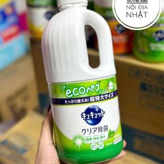 Nước Rửa Chén Diệt Khuẩn KAO Kyukyutto 1250mL - Khử Mùi Hiệu Quả, An Toàn Cho Gia Đình, Sản Phẩm Nội Địa Nhật Bản