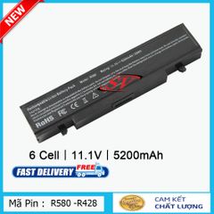 Pin Laptop Samsung R428 R429 R430 R519 R522 - Pin Lion 6 Cell, Dung Lượng 4400-5200mAh, Hàng Mới, Bảo Hành 9 Tháng