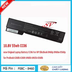 Pin Laptop HP EliteBook 8460p 8460w 8470p 8470w 8560p 8570p 6 Cell 52Wh - Pin Thay Thế Chất Lượng Cao, Bảo Hành 9 Tháng