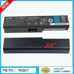 Pin Laptop Toshiba PA3817U 6Cell 5200mAh - Thay thế cho C640 L510 L645 L730 A665 - Hàng mới bảo hành 9 tháng