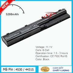 Pin Laptop HP ProBook 4530s/4540s/4440s 6 Cell 5200mAh Mới 100% - Thay Thế Cho HP ProBook 4330s/4431s/4446s