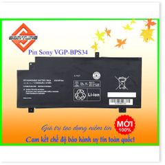 Pin Laptop Sony Vaio VGP-BPS34 VGP-BPL34 - Thay Thế Chính Hãng 6 Cells, 11.1V, 41WH - Bảo Hành 6 Tháng