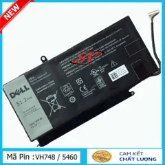 Pin Laptop Dell Vostro 5460 Zin, Thay Thế Pin cho 5470, 5480, 5560 - Chất lượng cao, Bảo hành 6 tháng, 51.2Wh, 11.1V