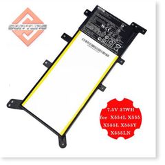Pin laptop Asus K555 K555L K555Z W409L W519 W519L X551MA X552EA 7.5V 37Wh - Phụ kiện thay thế chất lượng cao, bảo hành 6 tháng
