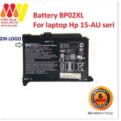 Pin Laptop HP Pavilion 15-AU - HSTNN-UB7B, BP02XL, 5150mAh - Pin Li-ion Thay Thế Chính Hãng, Bảo Hành 6 Tháng