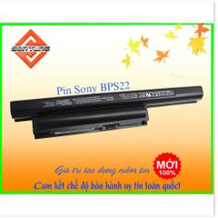 Pin Laptop Sony Vaio VGP-BPS22 VGP-BPS22A VGP-BPL22 - Pin Li-ion 5200mAh Đen, Bảo Hành 09 Tháng cho VPC-EA Series