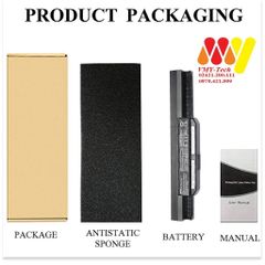 Pin Laptop Asus X43 Series - Pin Li-ion 6 Cell 4400-5200mAh, Thay Thế An Toàn, Bảo Hành 12 Tháng