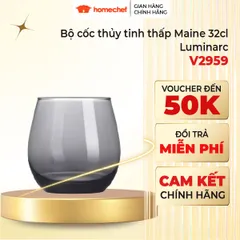 Bộ Cốc Thủy Tinh Cao Luminarc Maine 6 Chiếc 370ml - Sang Trọng, An Toàn, Chống Xước, Phù Hợp Với Mọi Không Gian Bếp