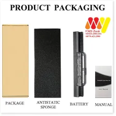 Pin Laptop Asus K53 Series (K53E, K53S, K53SJ, K53SD, K53SV) 6 Cell Li-ion 5200mAh Hàng Mới Bảo Hành 12 Tháng