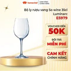 Bộ ly vang thủy tinh Luminarc So Wine 4 chiếc 350ml - Sang trọng, tinh tế, phù hợp cho thưởng thức rượu vang